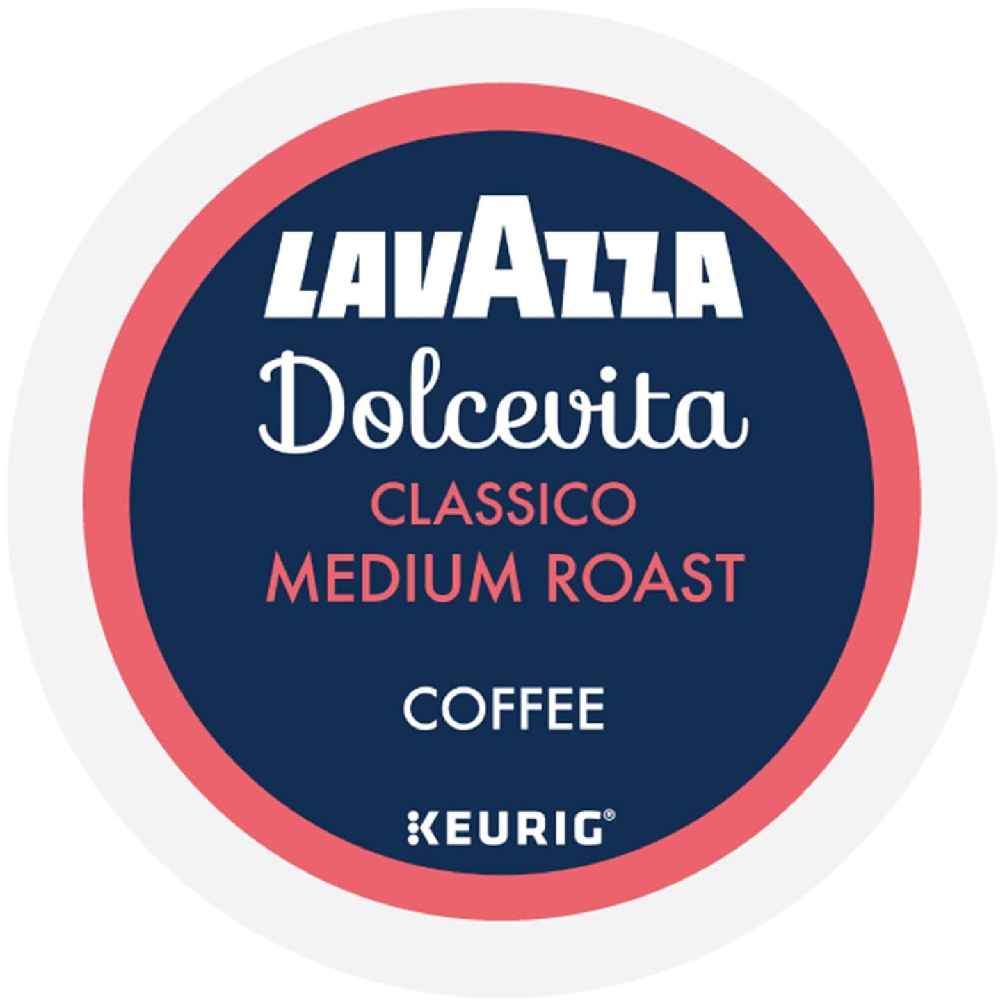 Lavazza Dolcevita Classico, Single-Serve Keurig K-Cup Pods, Medium Roast Coffee, 60-Count Box (6 Packs of 10)