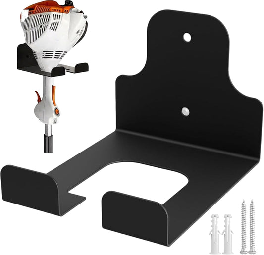 Heavy Duty Weedeater Trimmer Rack with 3 Screws and 3 Expansion Tubes 