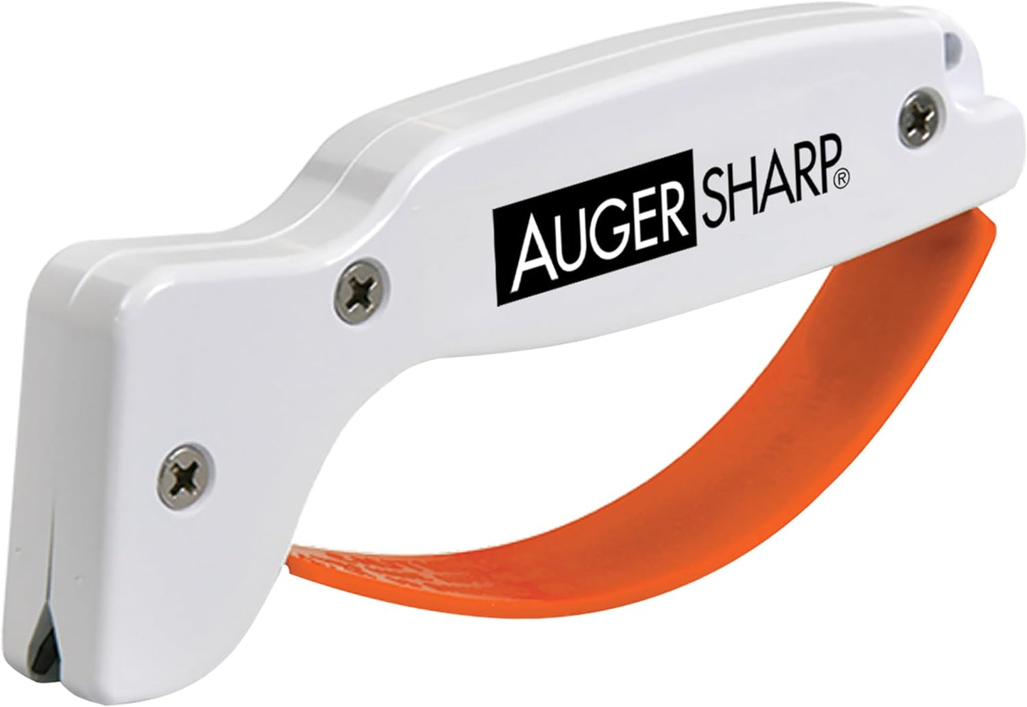AccuSharp AugerSharp & Ice Auger Tool Sharpener, Diamond-Honed Tungsten Carbide Blade, Quickly Sharpens, Restores, Repairs & Hones Dull Ice Fishing Tool Blades