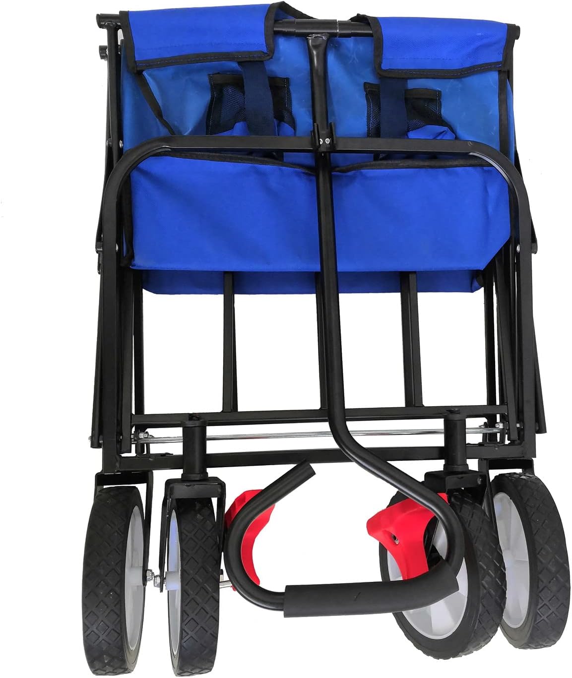 Folding Wagon Cart Collapsible Outdoor Utility Wagon with All Terrain 