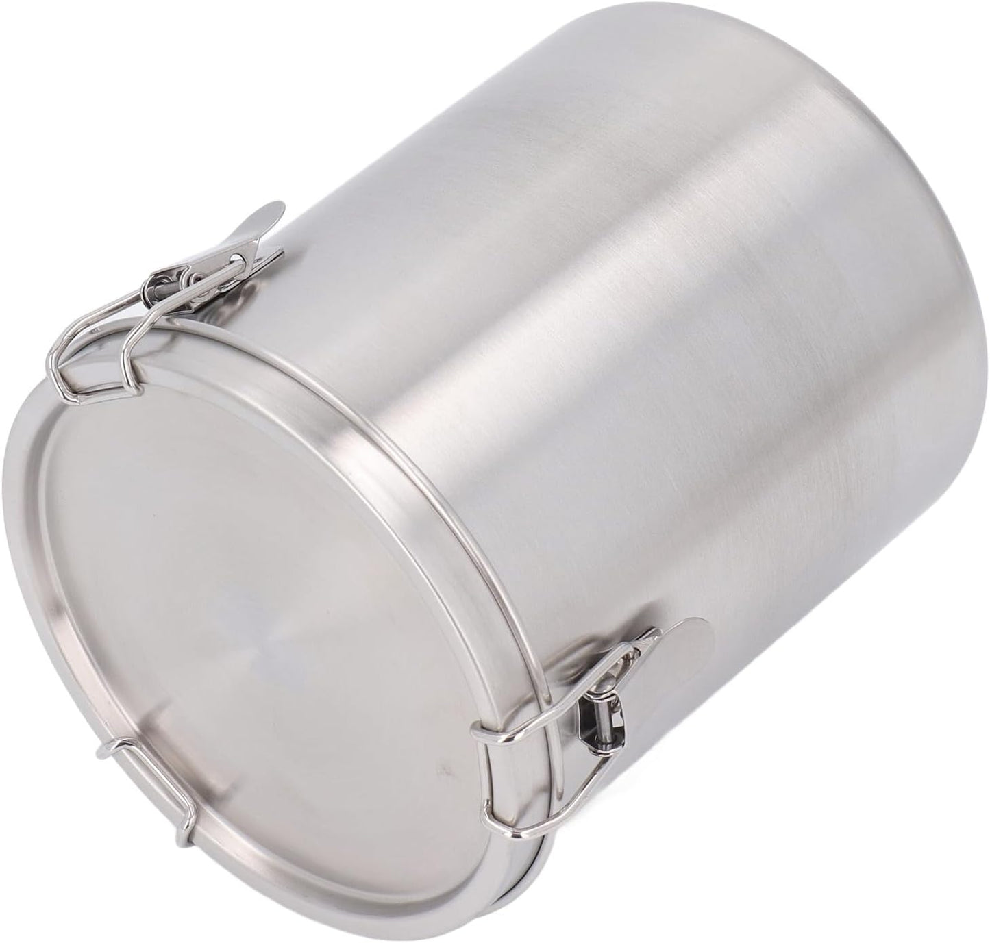 Zerodis Pet Food Storage Container, 304 Stainless Steel Airtight Food Container Canister Cat Dog Food Container Holder Versatile Leakage Proof Storage Bin (1600ML)