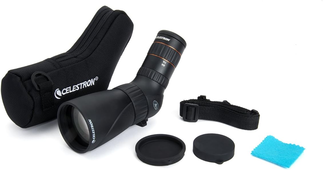 Celestron 9-27 x 56 mm Hummingbird ED Micro Spotter Birder-Friendly Spotting Scope, Black