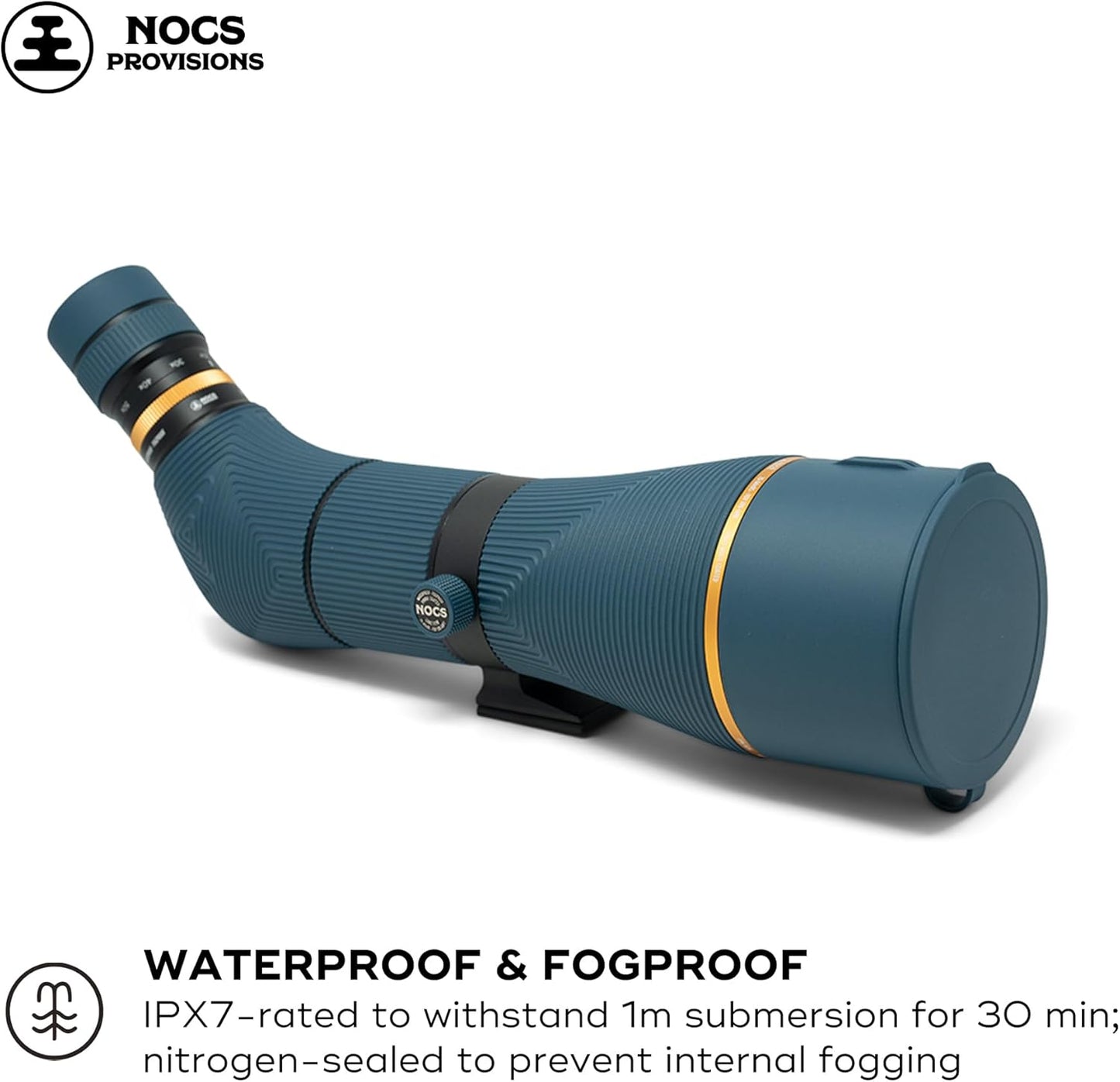 Nocs Provisions Long View 20-60x85mm Spotting Scope – Waterproof, Fogproof, Fully Multi-Coated Anti-Scratch Optics for Adults & Kids, Ideal for Wildlife & Landscape Viewing, Hunting & Outdoor Travel