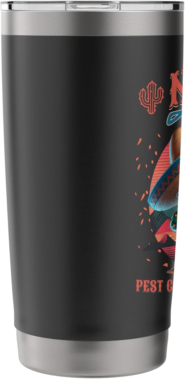 Nacho Average Pest Control Technician Funny Cinco de Mayo Stainless Steel Insulated Tumbler