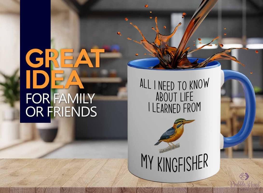 Bird Lover Two Tone Blue Edition 11oz - Lfe my bird - Hummingbird Nest