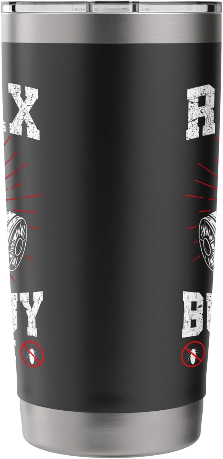 Relax the Bug guy is here Pest Control funny Exterminator Stainless Steel Insulated Tumbler