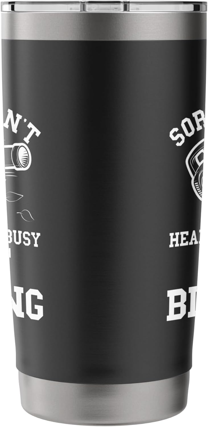 Leaf Blower Mens Husband Funny Lawn Care Yard Leaves Blow Stainless Steel Insulated Tumbler
