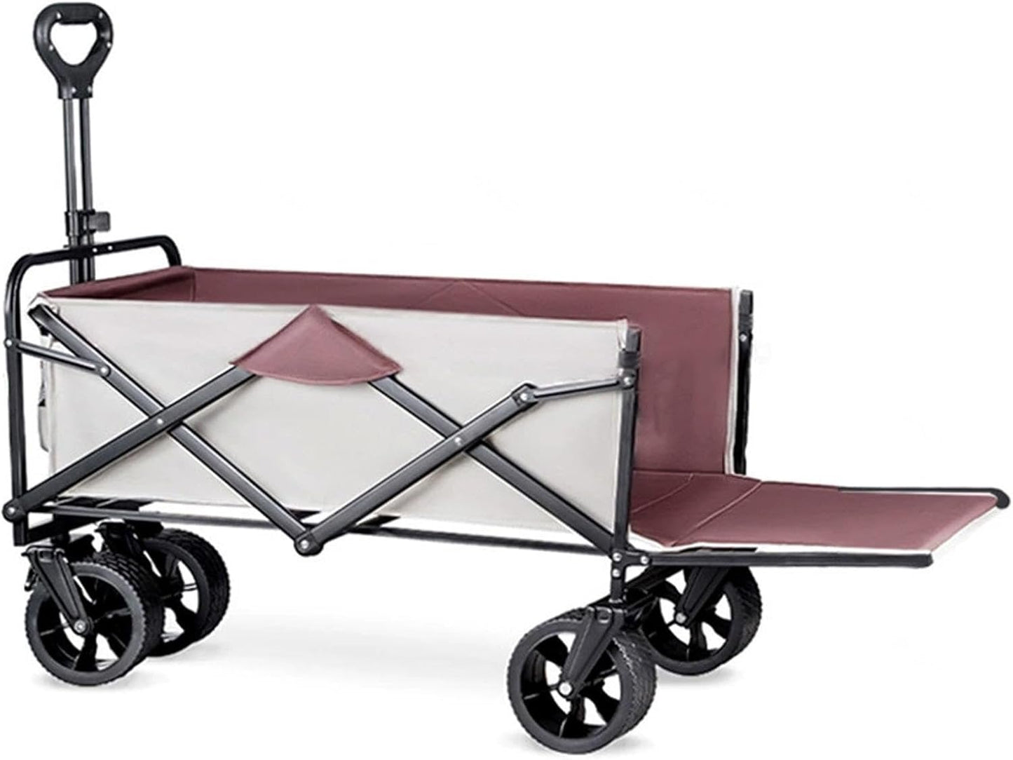 Folding Festival Cart on Wheels, Heavy-Duty 250kg Capacity, Expandable