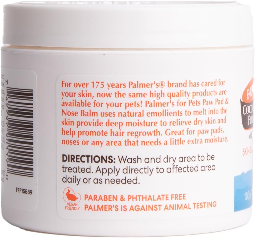 Palmer's for Pets Cocoa Butter Paw Pad and Nose Balm for Dogs, Fragran