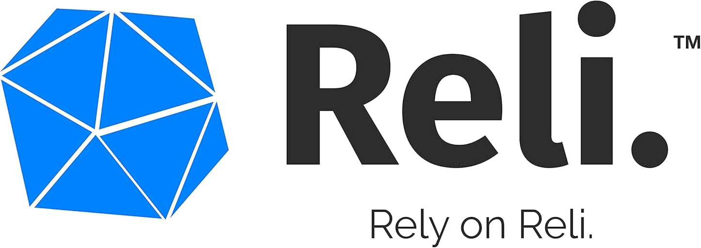 Reli. 55-60 Gallon Trash Bags Heavy Duty | 50 Bags | 50-60 Gallon | La