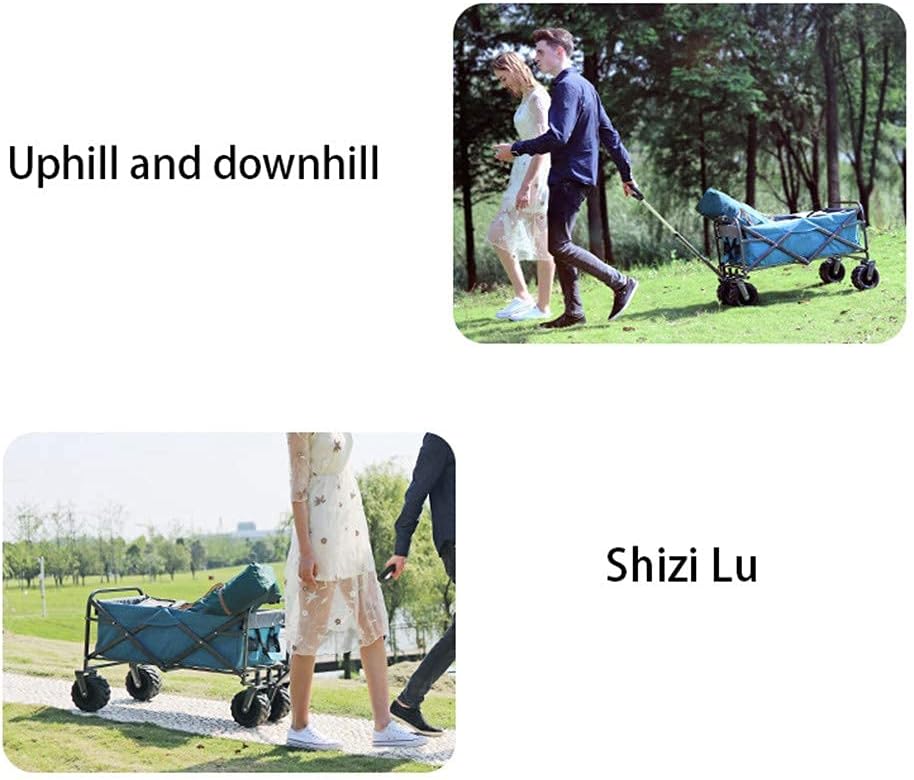 Foldable Trolley,Transport Trolley Outdoor Fishing Folding Portable Mu