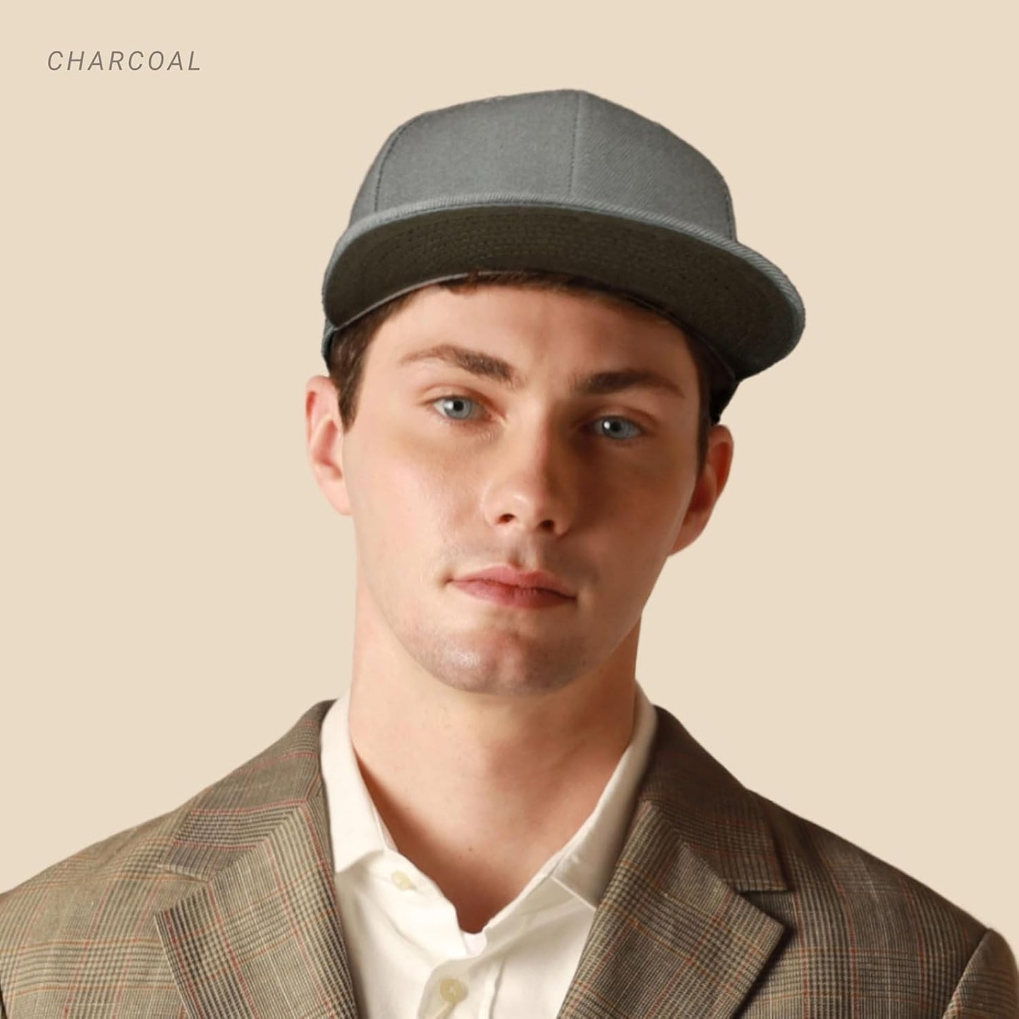 CHOK.LIDS Flat Bill Visor Classic Snapback Hat Blank Adjustable Brim H