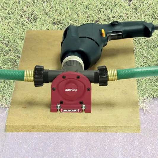 Milescraft 1314 DrillPump750 - Self Priming Water Pump Attachment for 