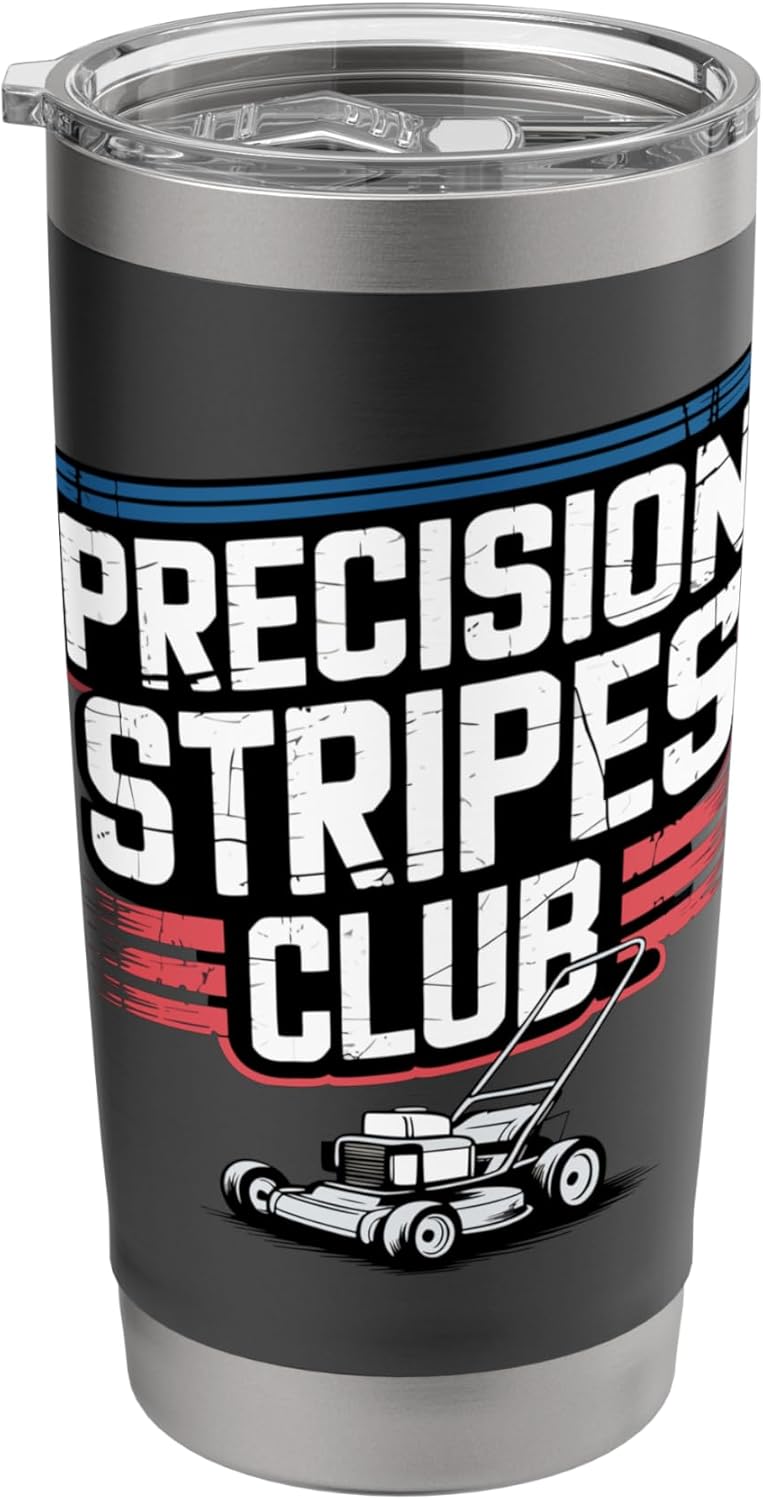 Lawn Striper Lawn Care Precision Lawn Mover Landscaping Stainless Steel Insulated Tumbler