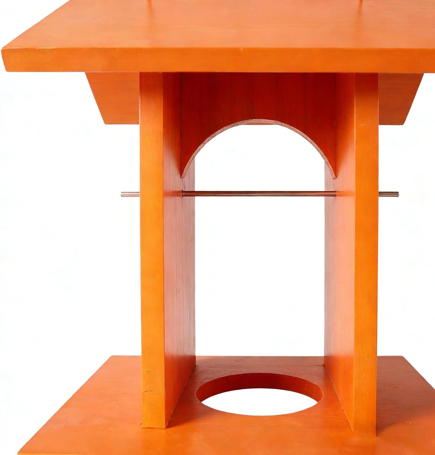 Bird Feeder House, Mounted Wooden Food Station with Roof, Wild Bird Feeders, for Finches Hummingbirds Outdoor Viewing Yard Balcony Garden Decor, Durable Hanging and Standing Feeder for Wildlife