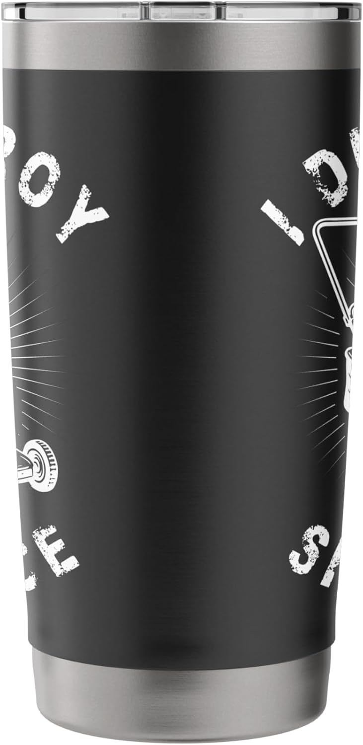 I Destroy Silence Lawn Mower Stainless Steel Insulated Tumbler
