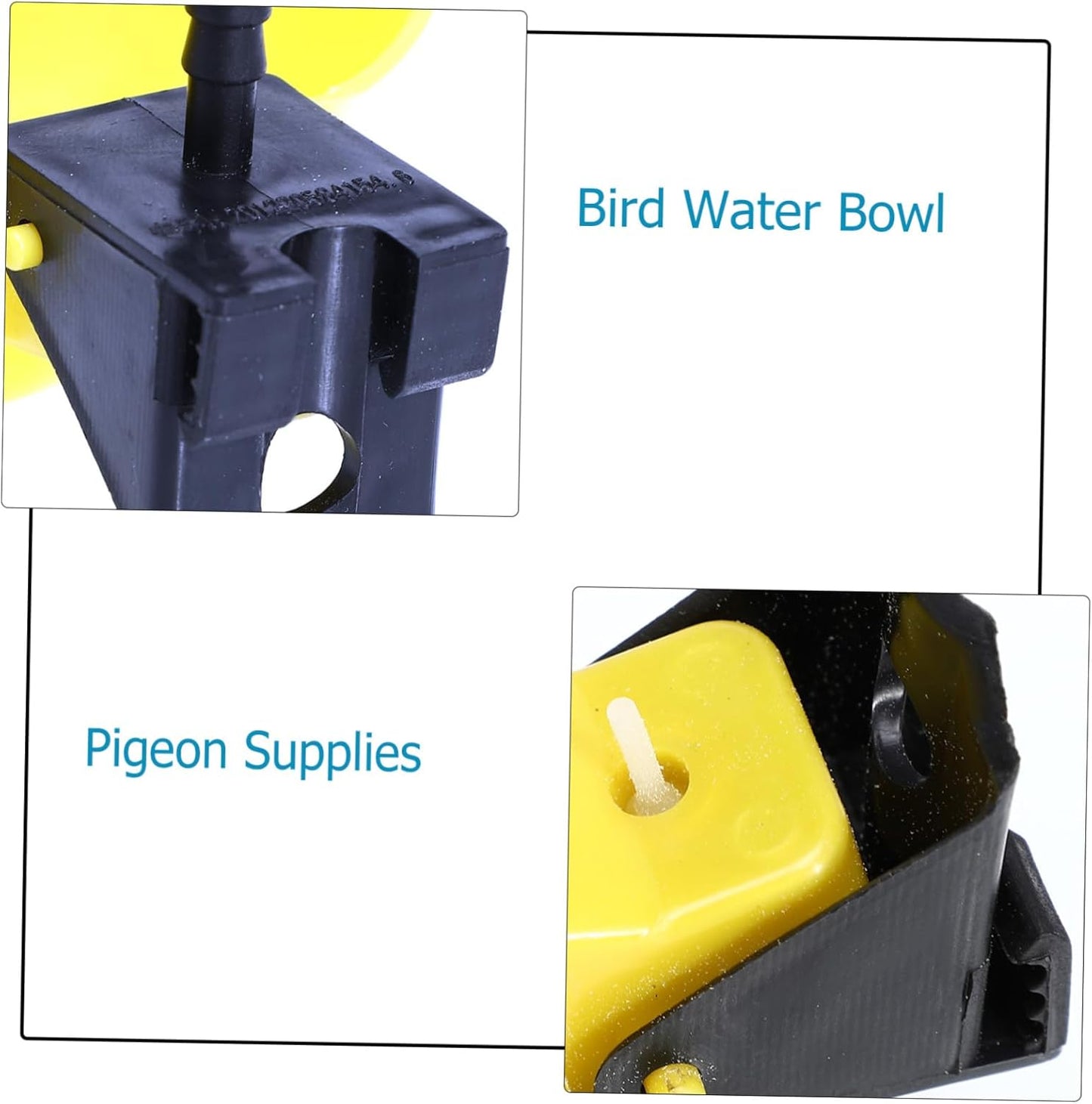 Milisten 10pcs Automatic Pigeon Water Feeders Drinking Bowls for Quail
