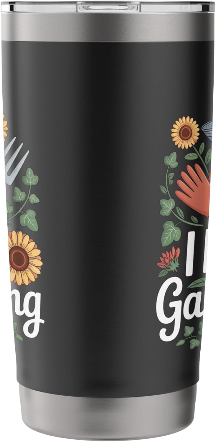 I Love Gardening Garden Tools Sunflowers Stainless Steel Insulated Tum