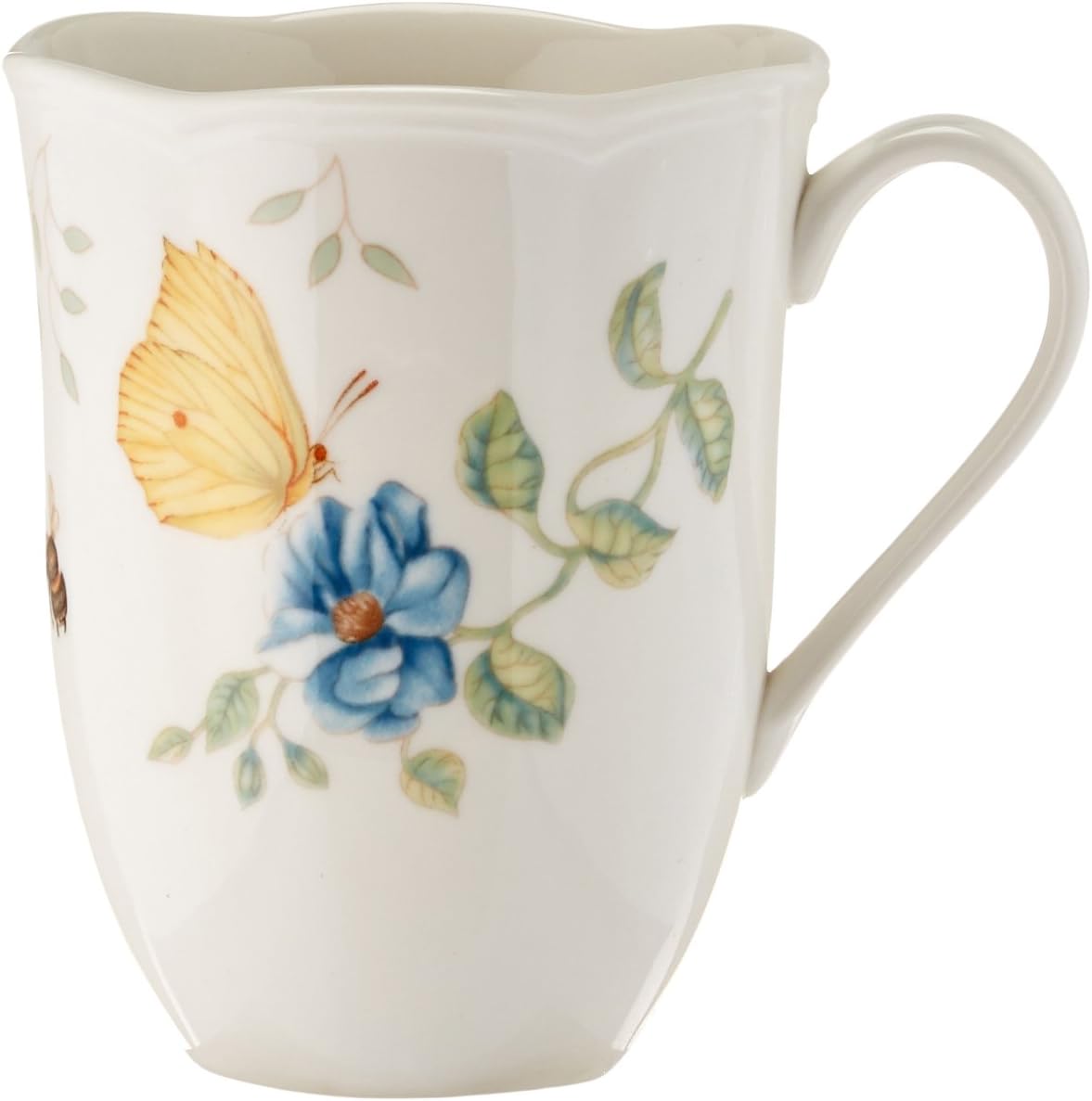 Lenox Dinnerware Set, Butterfly Meadow 18-Piece Set, Service For 6, Wh