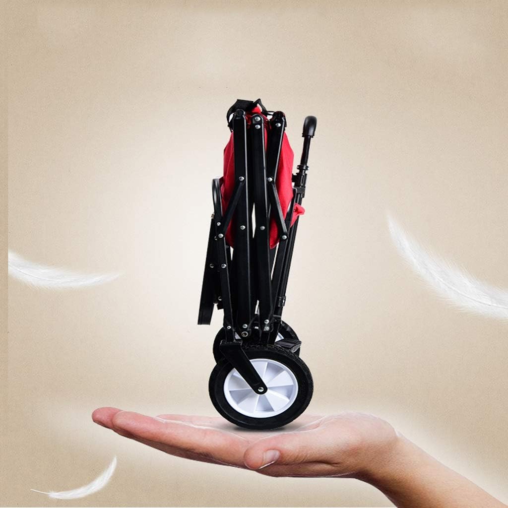 Generic Hand Trucks,Foldiand Portable, Outdoor Four-Wheeled, Picnic, Supermarket, Fishing, Grocery Shopping, Shoppicampicart, Cart with Table, Folditail Table Trolleys/M/a