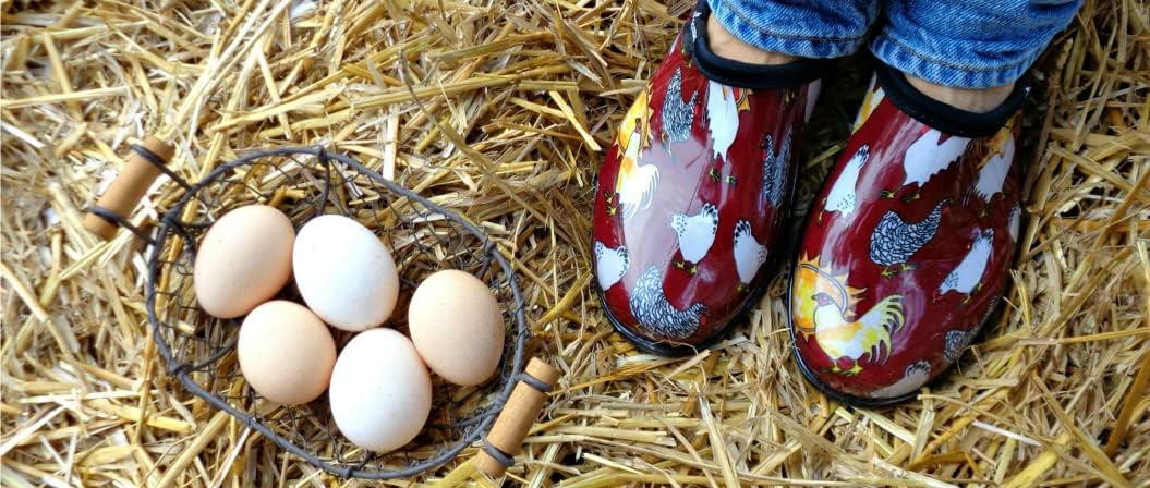 Sloggers Original Waterproof Rain and Garden Shoe for Women– Outdoor Slip-On Garden Clog - Made in The USA with Premium Comfort Insole and Arch Support