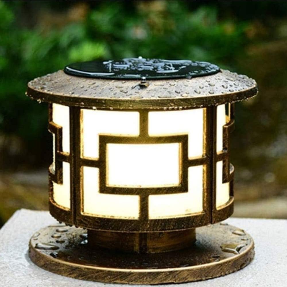 Bracket Light Door Landscape Outdoor Patio Garden Courtyard Modern Minimalist Garden Lamp Waterproof Column Headlight Solar Energy Lighting Fixture Stainless Steel Bracket Light
