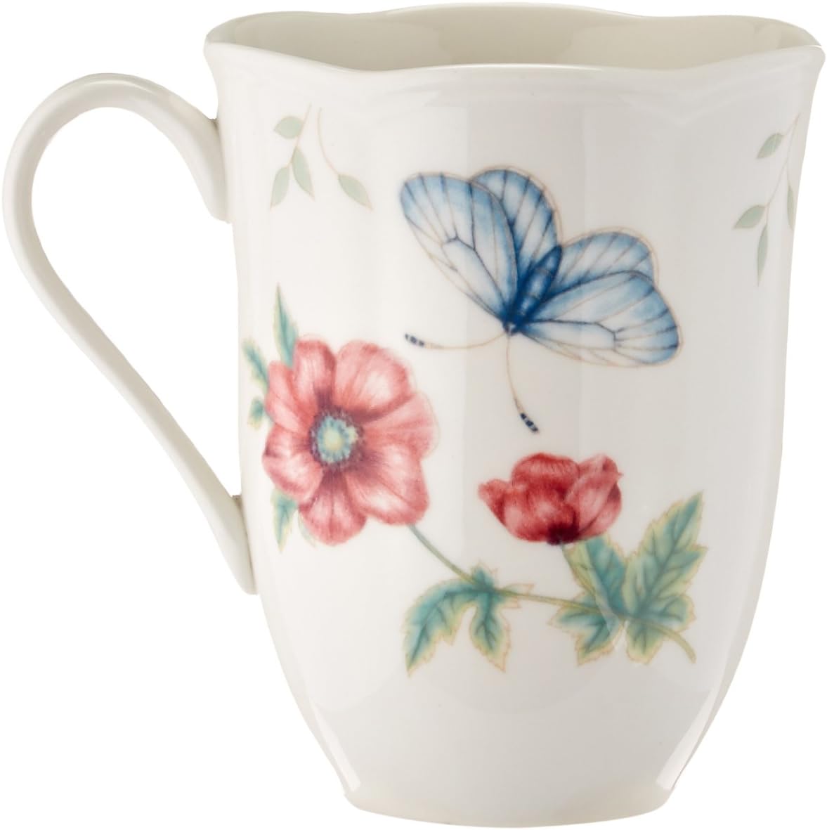 Lenox Dinnerware Set, Butterfly Meadow 18-Piece Set, Service For 6, Wh