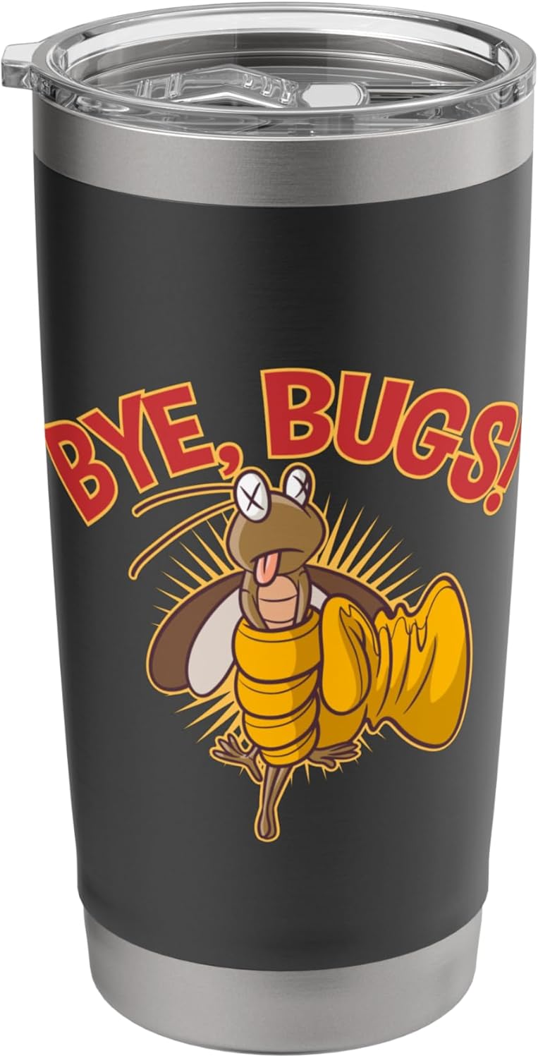 Bye, Bugs! Stainless Steel Insulated Tumbler
