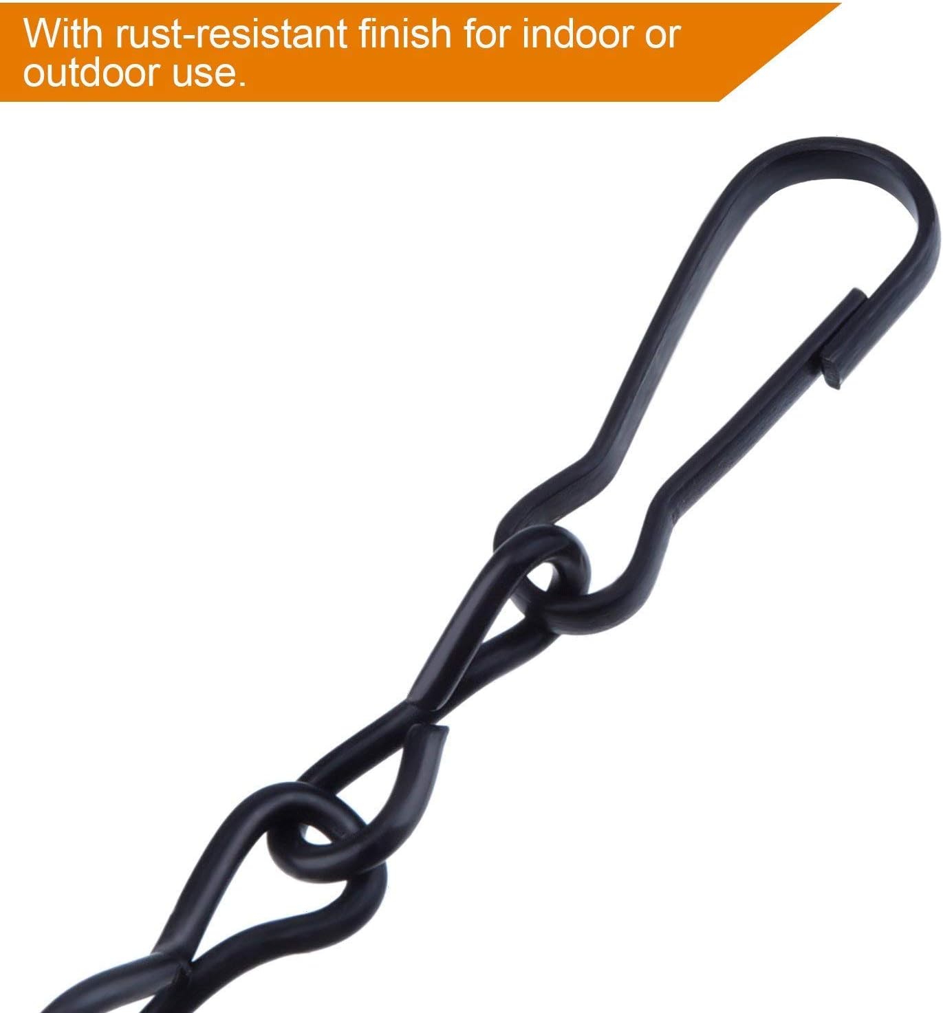35 Inch Hanging Chain for Bird Feeders, Planters, Suet Baskets, Fixtures, Lanterns, Ornaments and More
