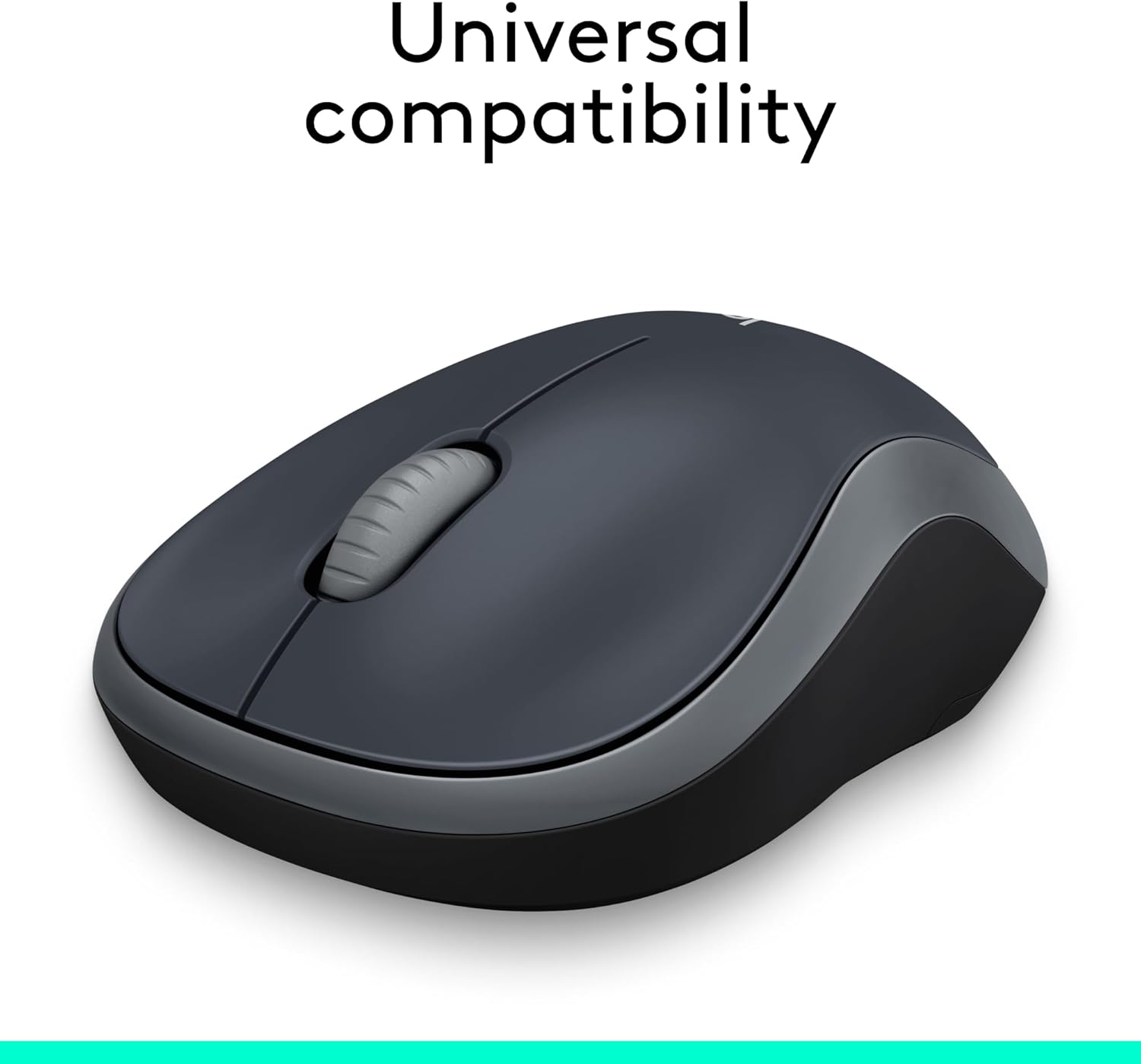 Logitech M185 Wireless Mouse, 2.4GHz with USB Mini Receiver, 12-Month 