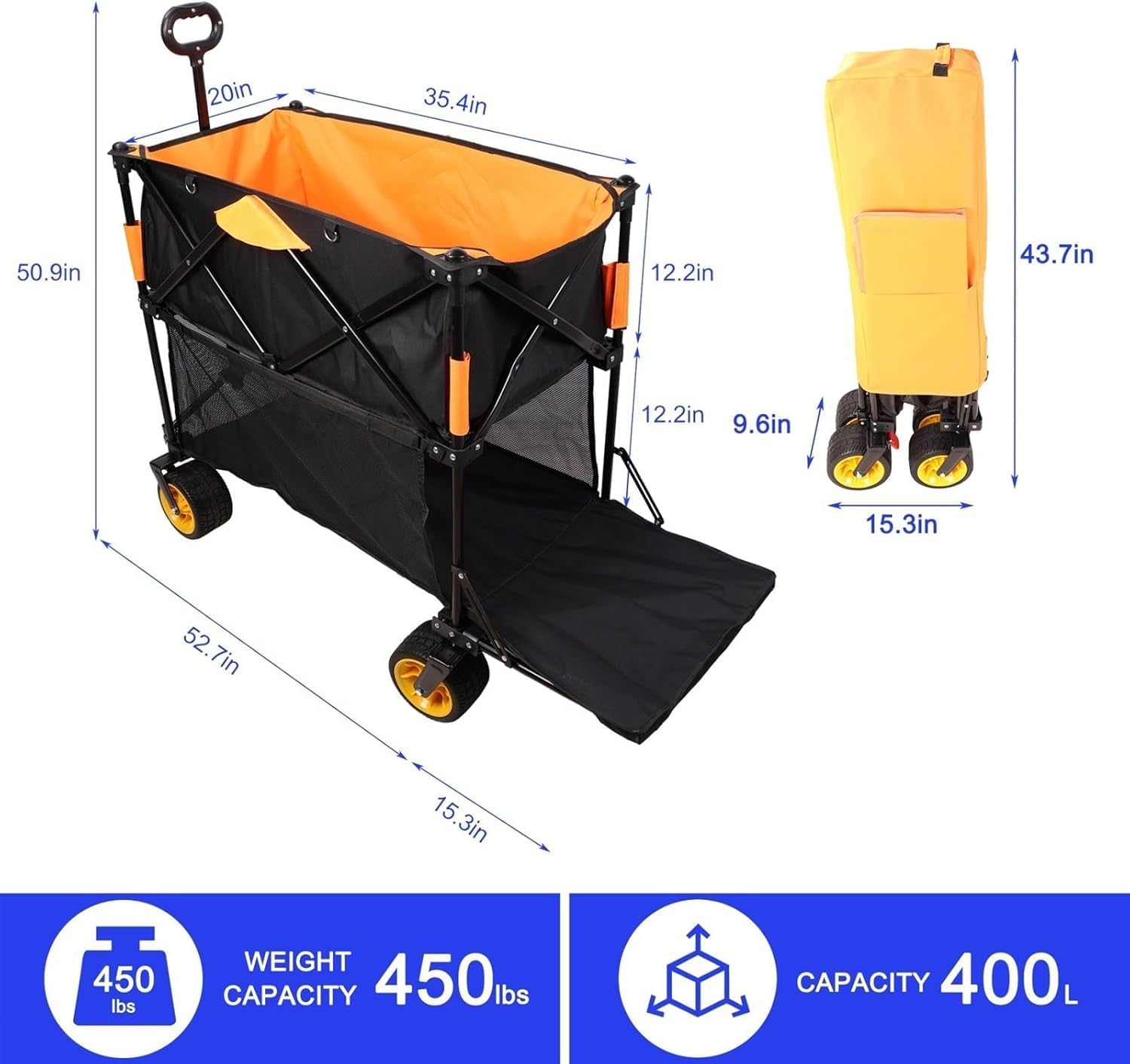 Multi Purpose Wagon Garden Carts Beach Wagon Cart Beach Collapsable Wa