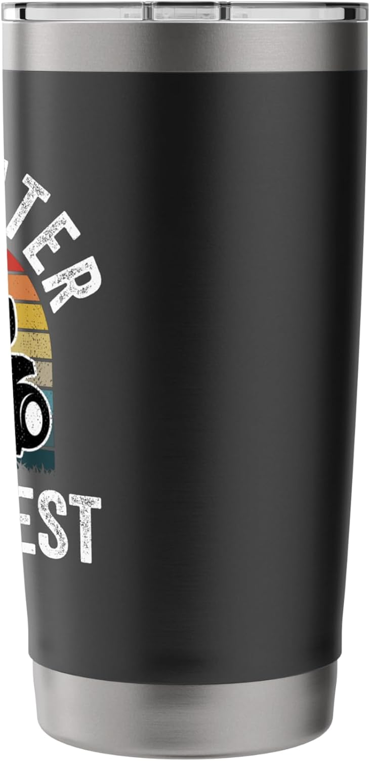 Grossvater Mows Best Funny Gardener Lawn Care Father's Day Stainless Steel Insulated Tumbler