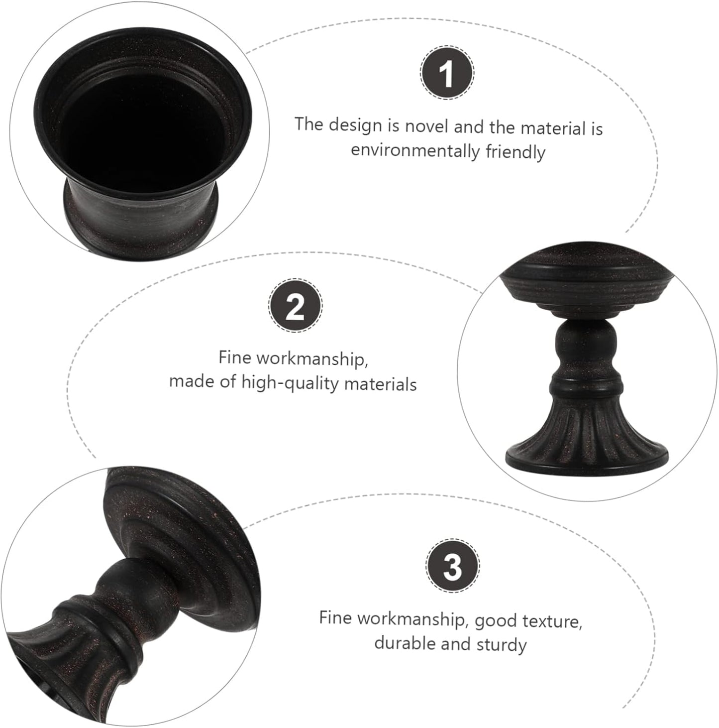 BESTOYARD 1pc Art Flower Vase for Home Office Wedding Decor Rustic Metal Flowerpot for Centerpieces Elegant Gardening Planter for Use