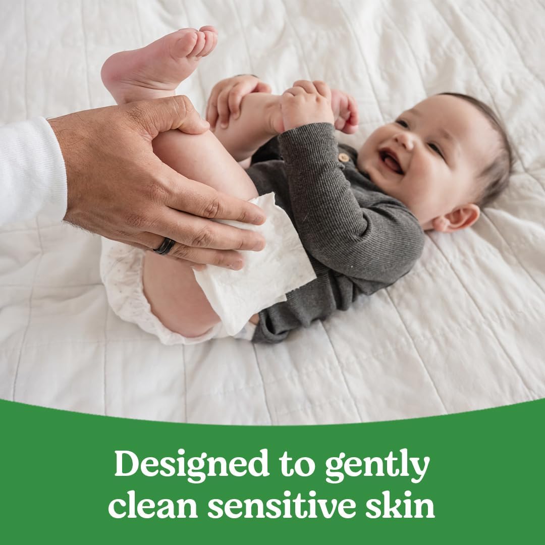 Huggies Natural Care Sensitive Baby Wipes, Unscented, Hypoallergenic, 