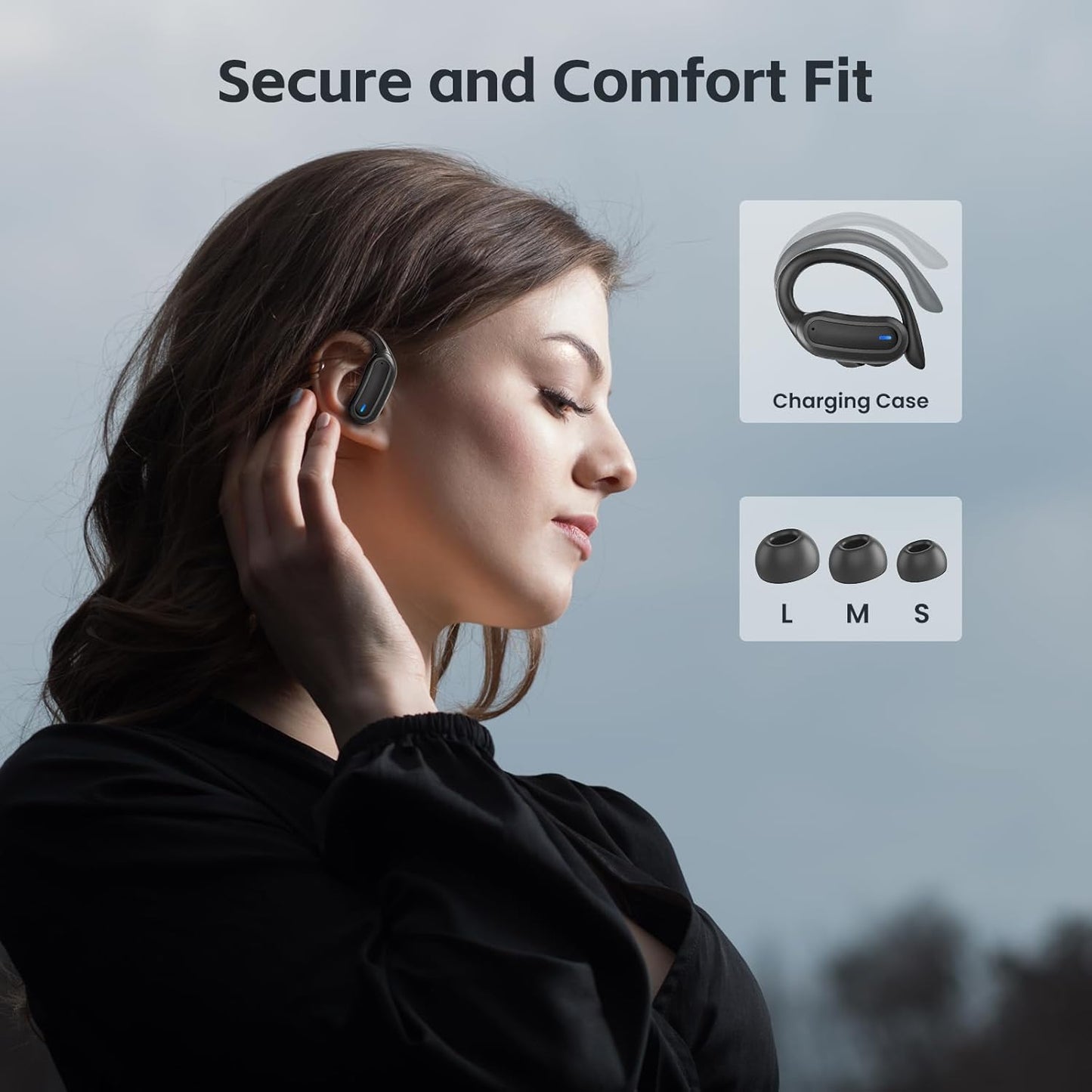 Wireless Earbuds, Bluetooth 5.4 Headphones, True Wireless Stereo Sound