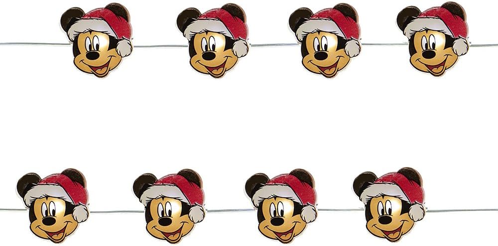 Kurt Adler Battery Operated 20L Mickey Mouse LED Fairy Light Set in PDQ