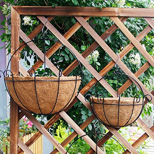Home-organizer Tech Semicircular Hanging Planter Plants Hanging Basket