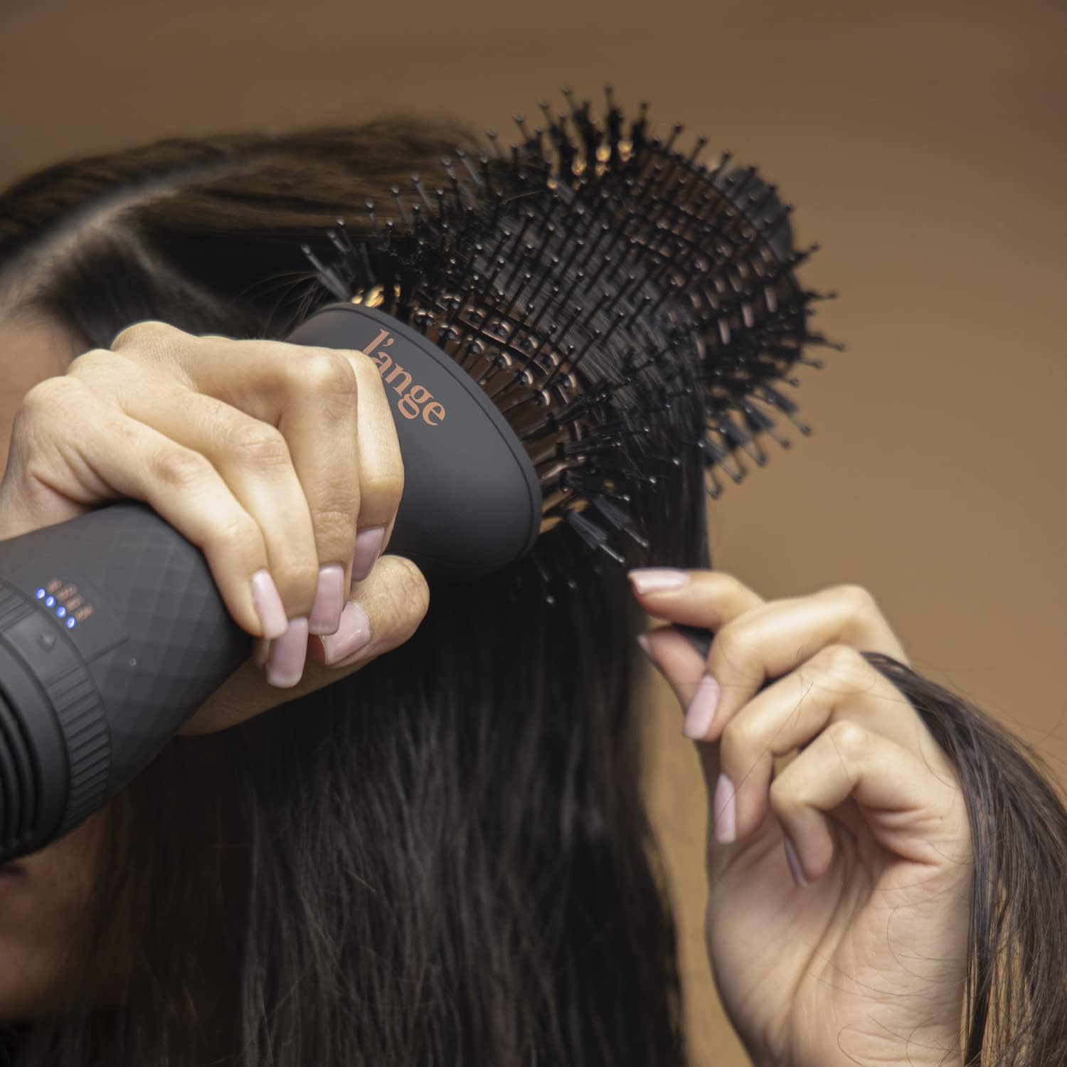L'ANGE HAIR Le Volume 2-in-1 Titanium Blow Dryer Brush | Frizz Control