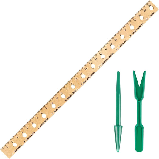 Foldable Plant Ruler Spacer Tool Seeder – Precise Planting for Vegetab