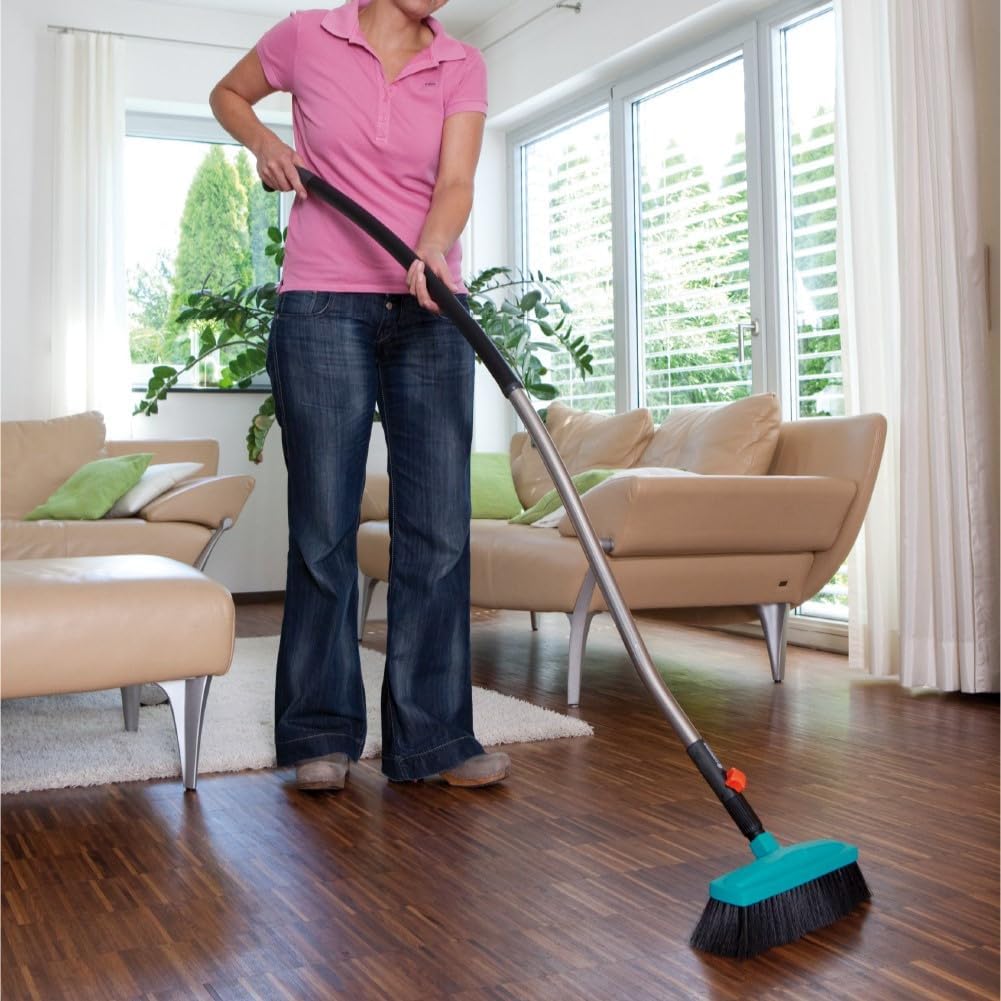 GARDENA combisystem House Broom: Broom for Sweeping up Dirt Indoors, 3