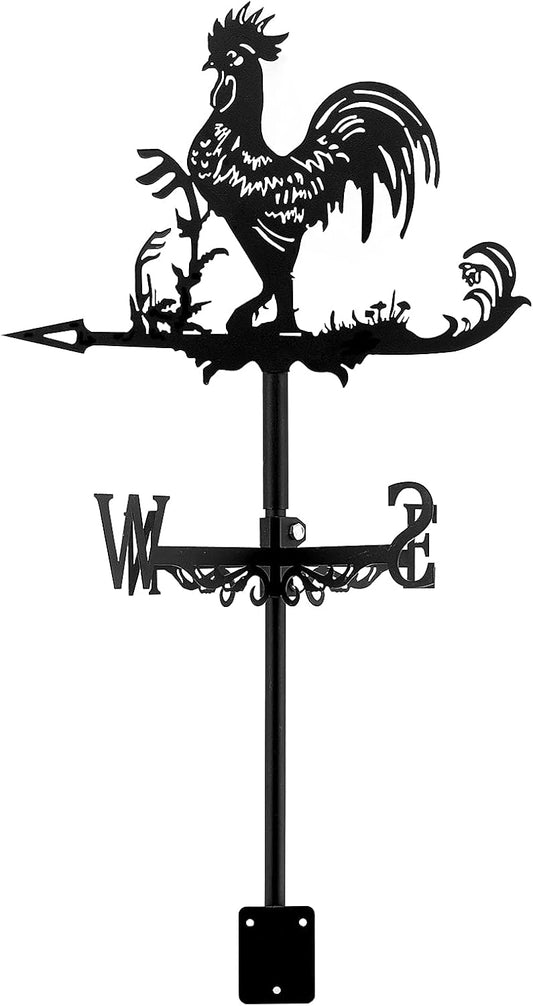 SUPERDANT Rooster Weather Vane Rooftop Rooster Animals Wind Vanes Retr