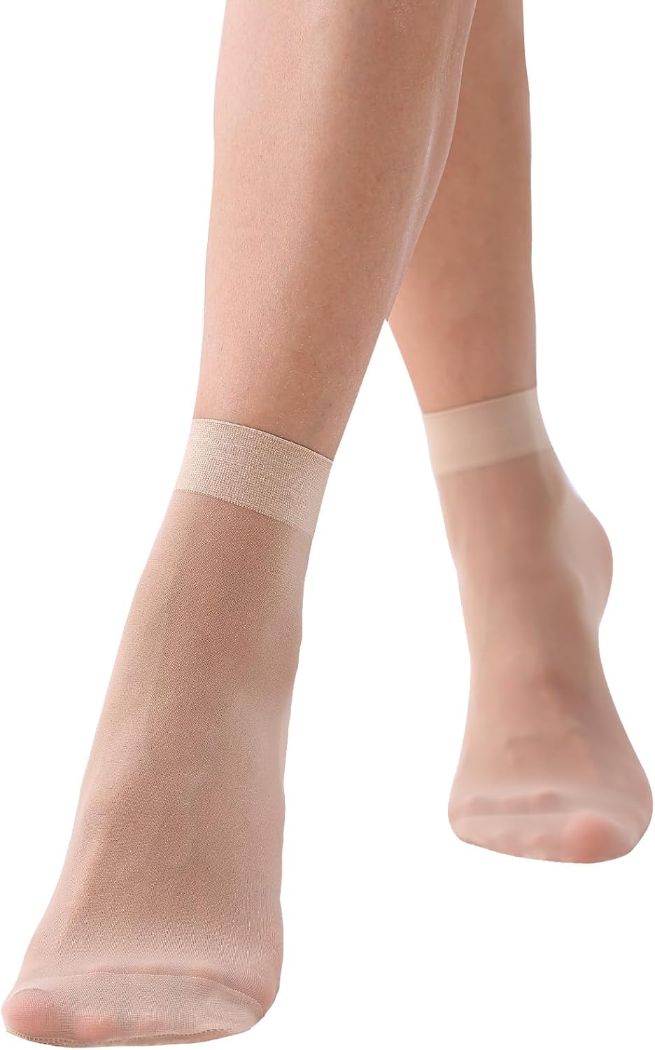 9 Pairs(in Gift Box) Ankle Sheer Socks For Women,Premium 20D Reinforce