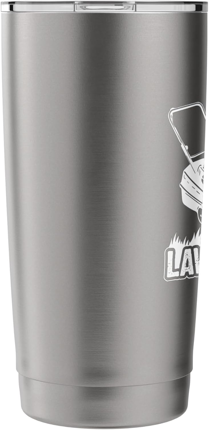 Lawn Mower Novelty For Men Women Kids Landscaper Lawn Mowing Stainless Steel Insulated Tumbler