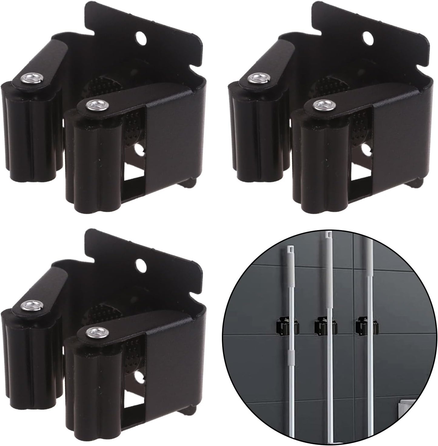 8Pieces Wall Mounted with Screws for Kitchen Bathroom Wall Mounted Han