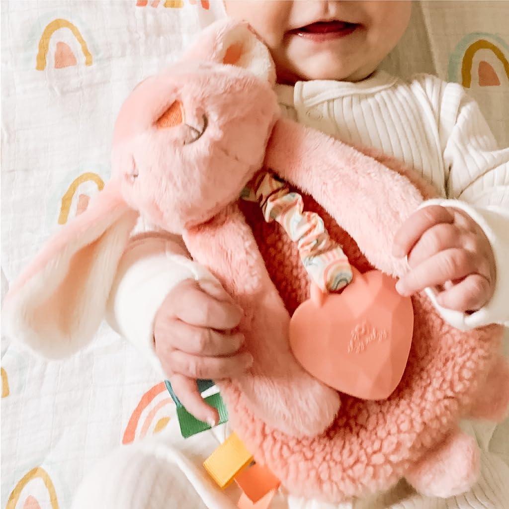 Itzy Ritzy - Itzy Lovey Including Teether - Baby Lovey with Teether, T