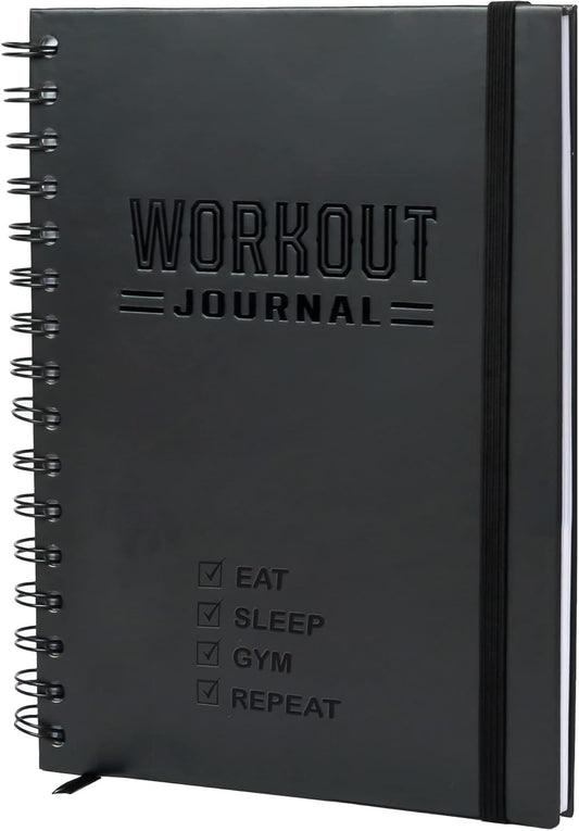 Nextnoid Hardcover Fitness Journal Workout Planner for Men & Women - A
