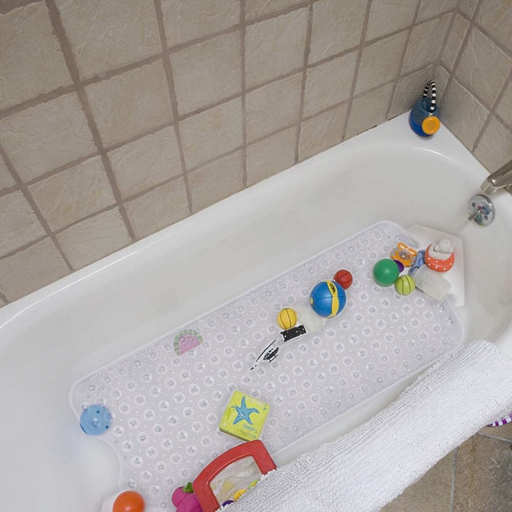 YINENN Bath and Shower Safety Mats 40x16 inch, Non Slip with Suction C