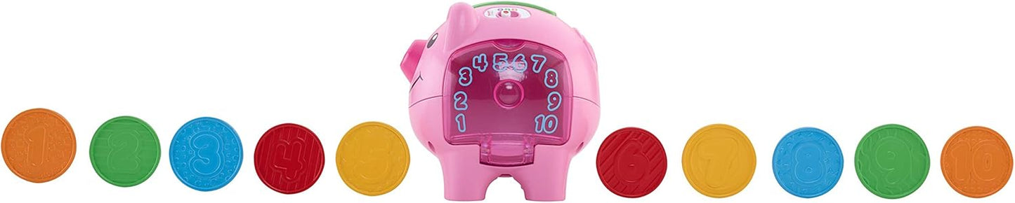 Fisher-Price Baby & Toddler Toy Laugh & Learn Smart Stages Piggy Bank 