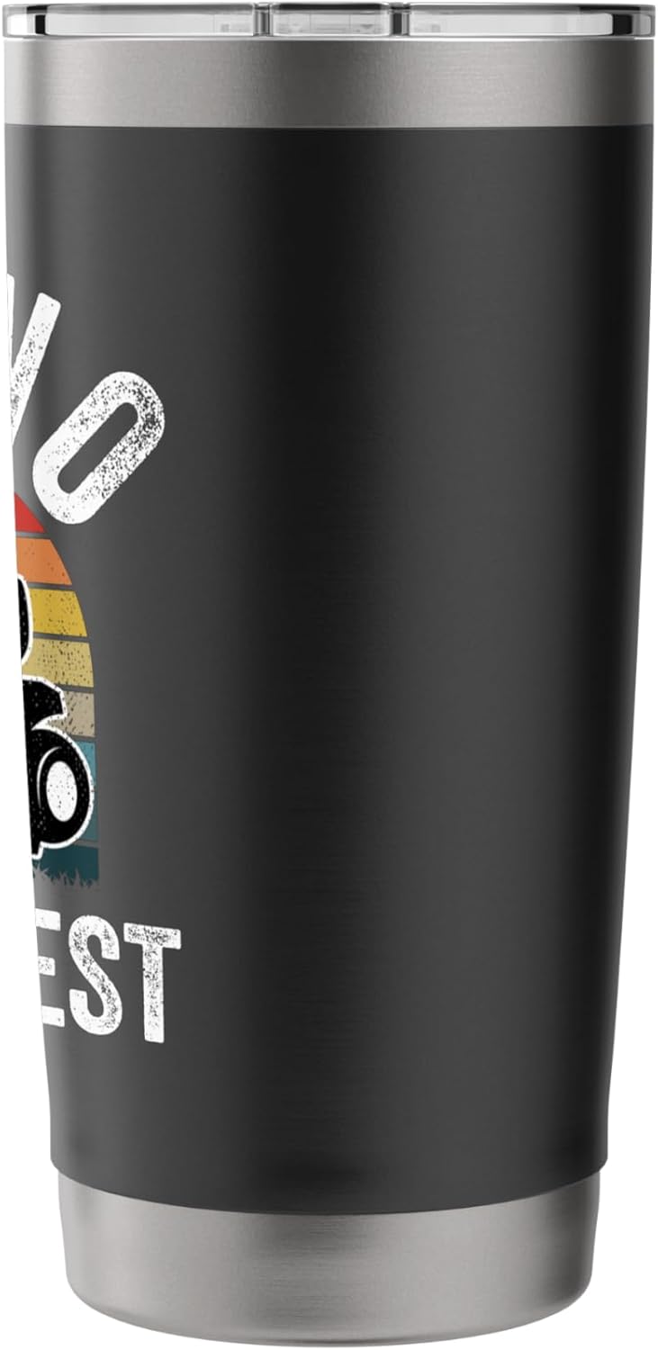 Nonno Mows Best Funny Gardener Lawn Care Father's Day Stainless Steel Insulated Tumbler