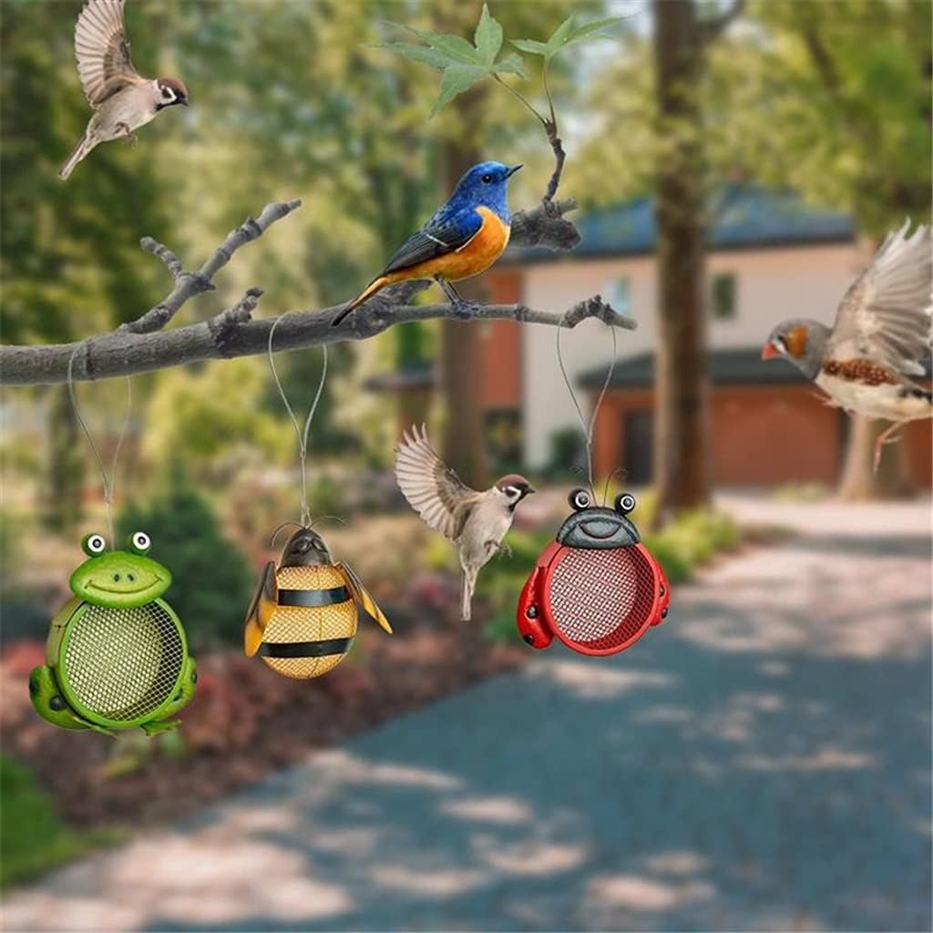 Bird Feeder Hanging Wild Animal Shaped Bird Seed Feeder for Garden Dec